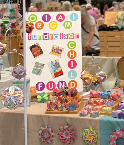 [ChildFund International Sign at 2025 Spring Craft Fair]