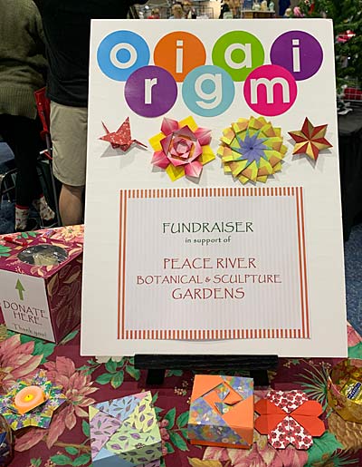 [Peace River Gardens Sign at November 2025 Craft Fair]