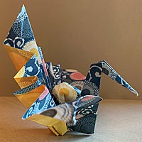 Bird Ornament - Ceremonial Crane