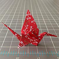 Bird Ornament - Traditional Crane