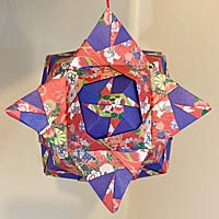 Stellated Cuboctahedron - Kusudama