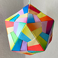 Origami Polyhedron - Icosahedron