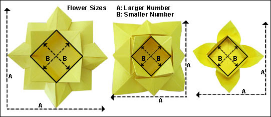 Flower-Shaped Boxes Diagram