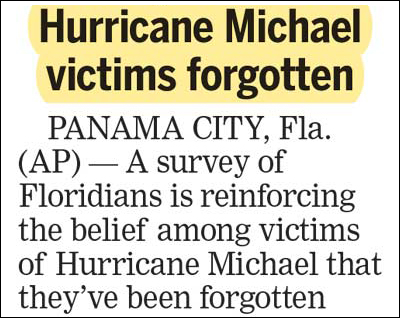 [Hurricane Michael Victims Forgotten]